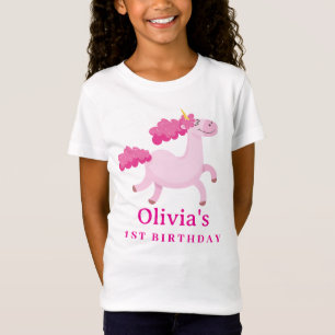 Pink Unicorn Madical Cute Birthday party T-Shirt