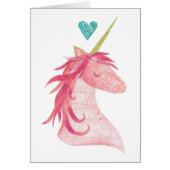 Pink Unicorn Magic with Heart (Front)