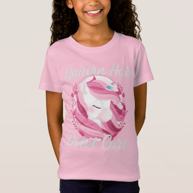 Pink Unicorn Party T-Shirt (Front)