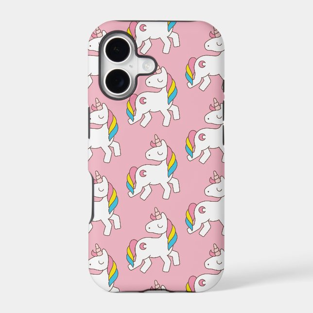 Pink Unicorn Pattern Iphone Case (Back)