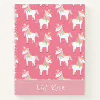 Sketchbook: Cute Pink Unicorn Sketch Book for Kids - Practice