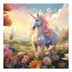 Pink Unicorn Photo Print