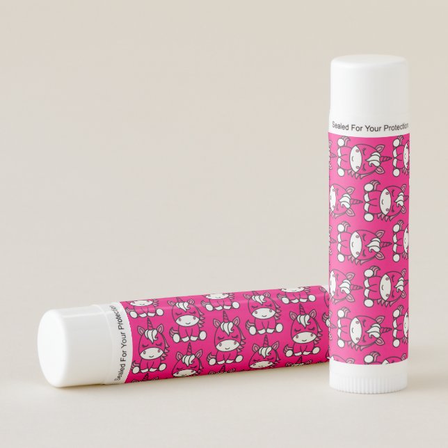Pink Unicorn Pony Lip Balm (Front)