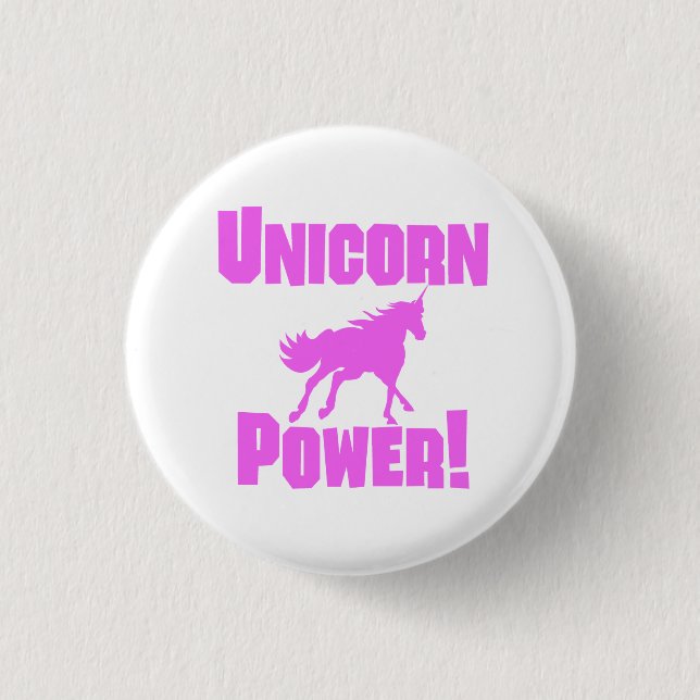 Pink Unicorn Power Button (Front)