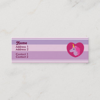 Pink Unicorn Profile Cards