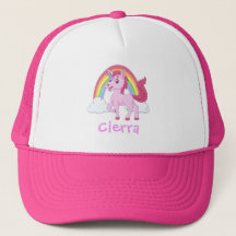 Pink Unicorn Rainbow Personalized Name