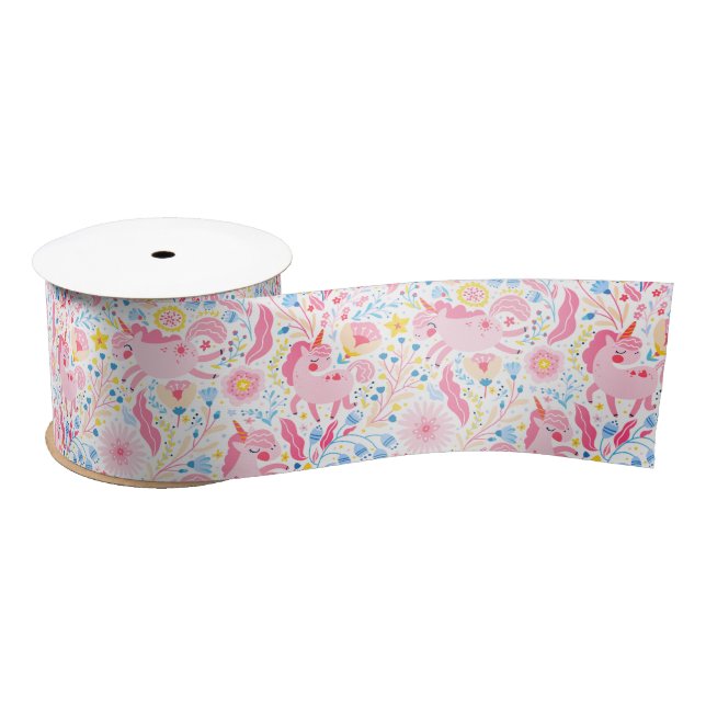 Pink Unicorn Ribbon (Spool)