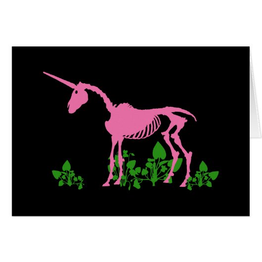 Pink Unicorn Skeleton (Front Horizontal)