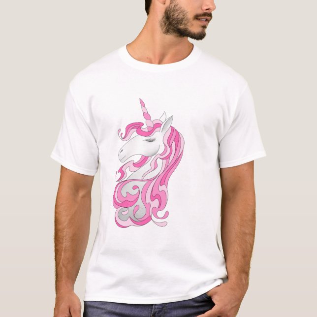 Pink Unicorn T-Shirt (Front)