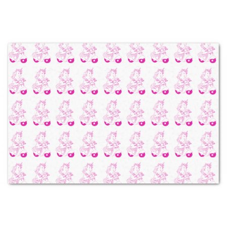 Pink Unicorn Tissue Paper