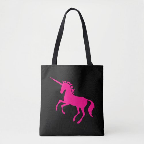 Pink Unicorn Tote Bag