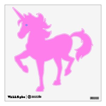 Pink Unicorn Wall Decal by Brothergravydesigns at Zazzle