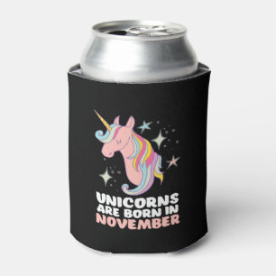 Pink Unicorns Are Born In November Birthday Girl Can Cooler