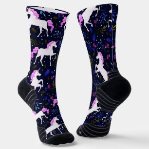 Pink Unicorns Socks