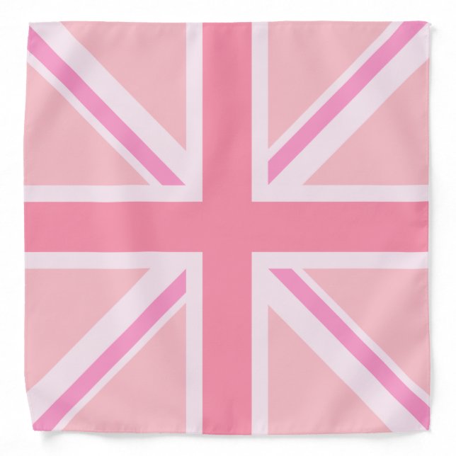 Pink Union Jack/Flag Bandana (Front)