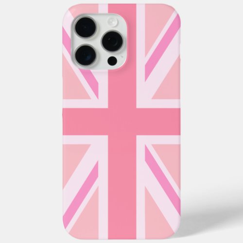 Pink Union JackFlag iPhone 15 Pro Max Case