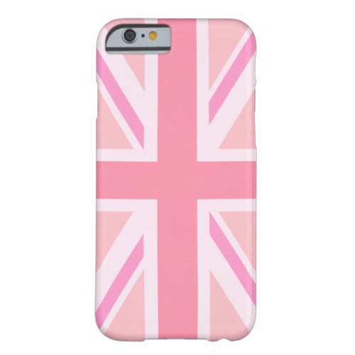 Pink Union JackFlag Barely There iPhone 6 Case