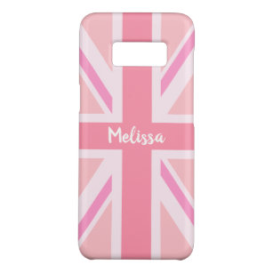 Pink Union Jack/Flag (Customized) Case-Mate Samsung Galaxy S8 Case