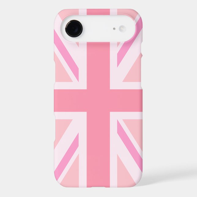 Pink Union Jack/Flag iPhone Case (Back)