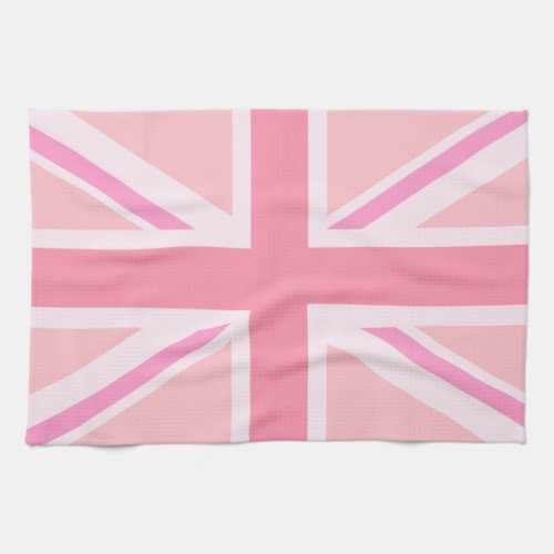 Pink Union JackFlag Towel
