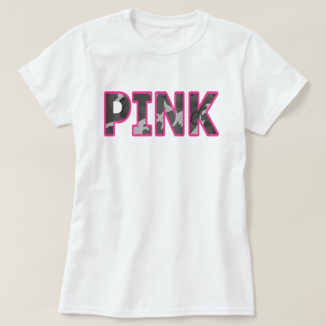 PINK Urban Camo T-Shirt (Design Front)