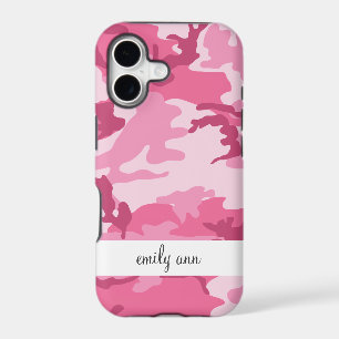 Pink Urban Camoflage Pattern iPhone 17 Case