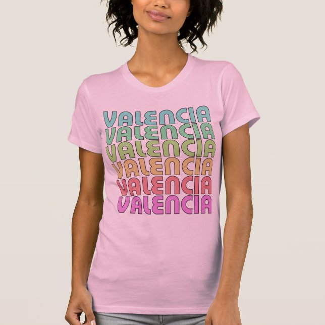 Pink Valencia Valencia T-Shirt (Front)