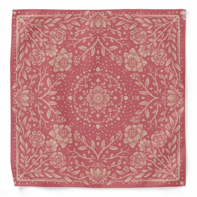 Pink Valentine Bandana (Front)