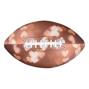 PINK VALENTINE"S DAY HEARTS FOOTBALL
