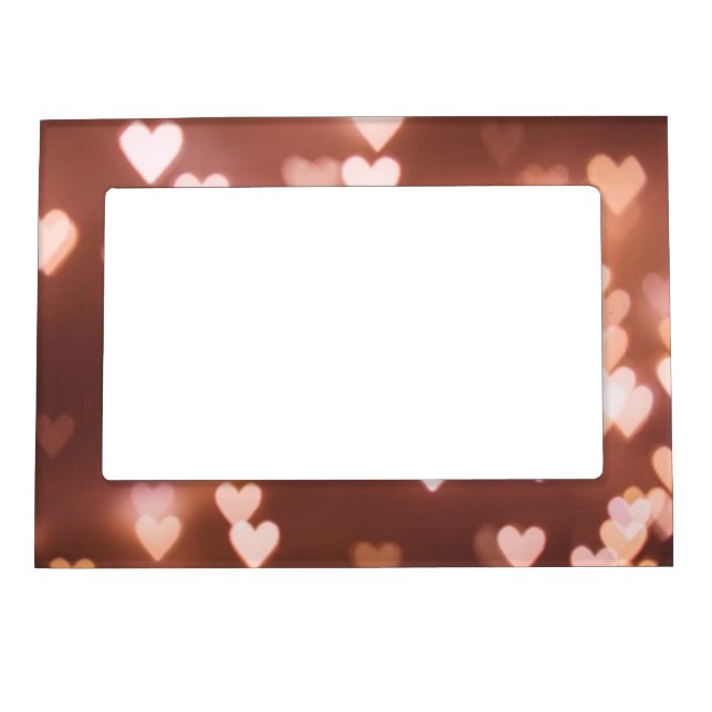 PINK VALENTINE"S DAY HEARTS MAGNETIC FRAME (Front)