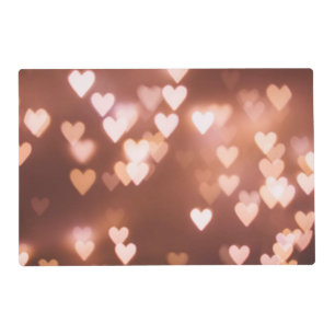 PINK VALENTINE"S DAY HEARTS PLACEMAT