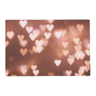 PINK VALENTINE"S DAY HEARTS PLACEMAT