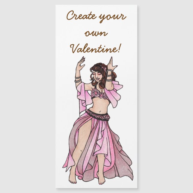 Pink Valentines Belly Dancer  (Front)