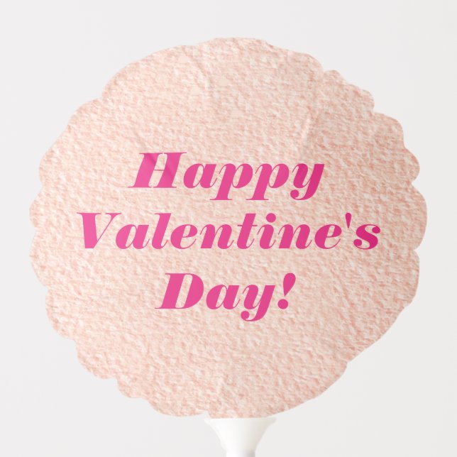 Pink Valentine's Day Balloon (Front)