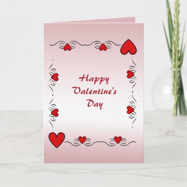  Pink Valentines Day Card