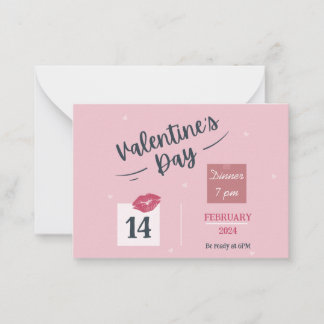 Pink Valentine's Day Party Invitation