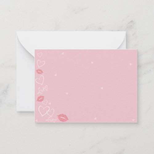 Pink Valentines Day Party Invitation