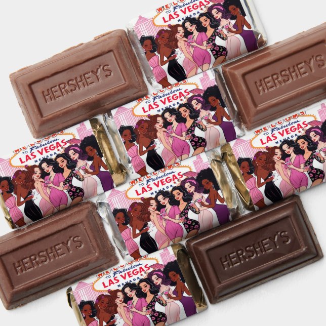 Pink Vegas Bachelorette Party Hershey's Miniatures (Assorted)