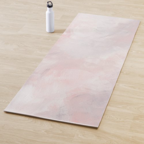 Pink Venetian Abstract Watercolor Yoga Mat