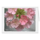 Pink Verbena/Floral  Art (Front Horizontal)