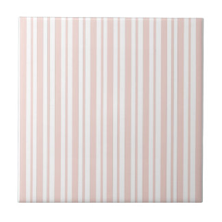 Pink Verticall Pinstripe Ceramic Tile