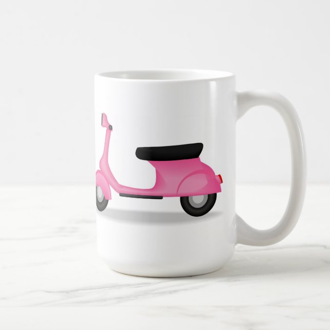 Pink Vespa coffee mug (Right)