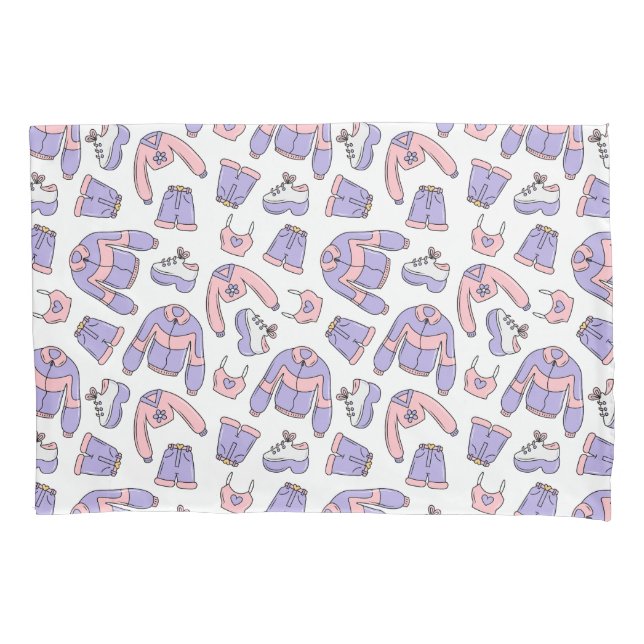 Pink Vibes 90s Fashion  Pillow Case (Front)