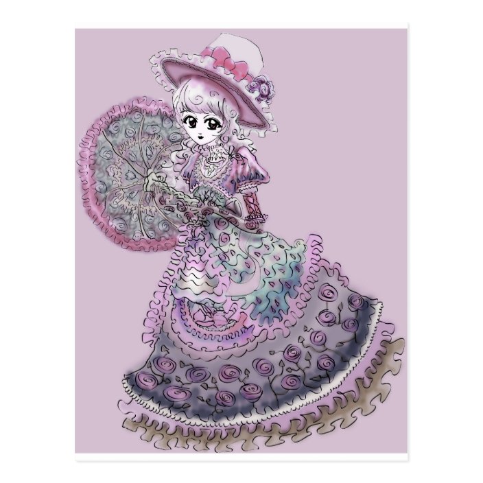 Pink Victorian Anime Girl Gothic Lolita Vintage Postcard Zazzle Com A collection of the top 36 victorian anime wallpapers and backgrounds available for download for free. pink victorian anime girl gothic lolita vintage postcard zazzle com