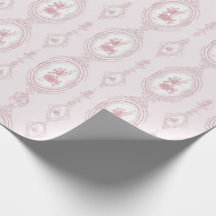 Pink Victorian Wallpaper Print