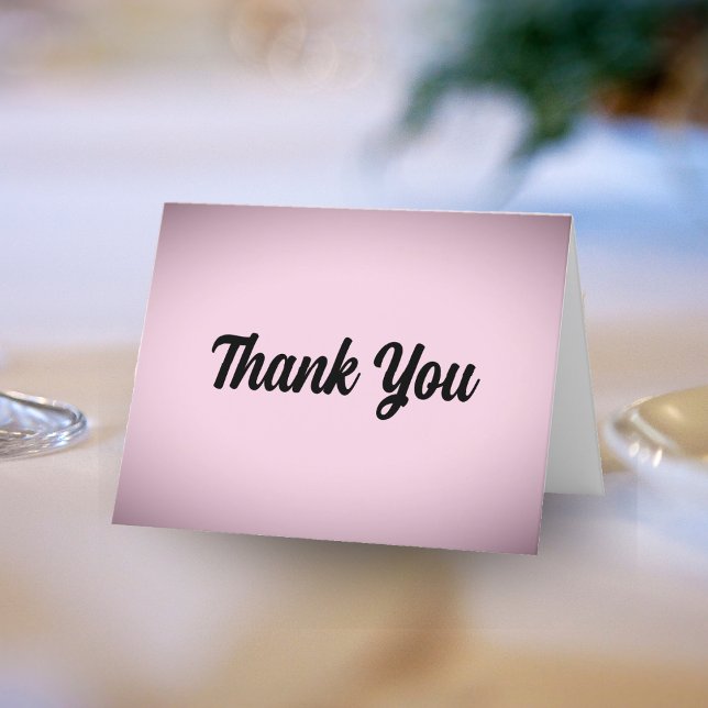 Pink Vignette Thank You Wedding (Pink Vignette Thank You Wedding)