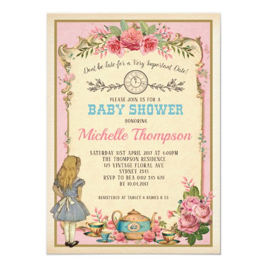 pink vintage alice in