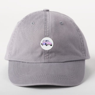 Pink Vintage Car Patch