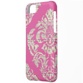 Pink Vintage Damask iPhone 5 Case (Back Left)