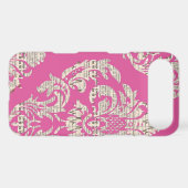 Pink Vintage Damask iPhone 5 Case (Back (Horizontal))